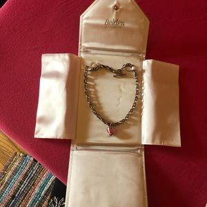 Beautiful VENETIAN HEART GLASS necklace/choker